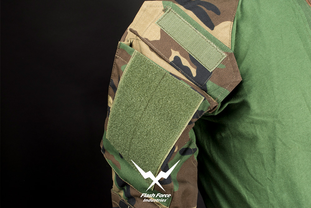 FFI Woodland Camo DF Combat Set EX. 2017 ( w/ Pads Set ) ( 65P/35C M81) FFI Woodland Camo DF Combat Set EX. 2017 ( w/ Pads Set ) ( 65P/35C M81)