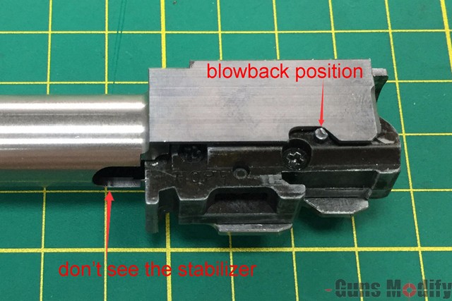 Guns Modify Outer Barrel Stabilizer for GBB Pistol