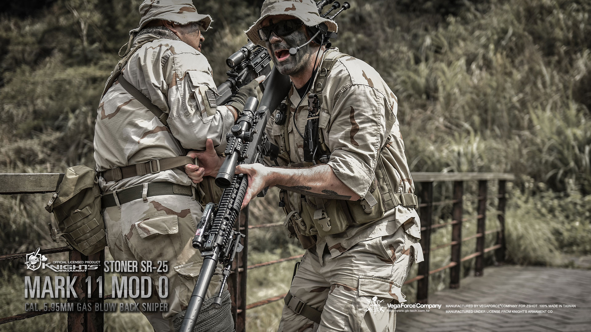 VFC SR25 KAC MK11 MOD0 GBB Rifle DX Version Airsoft ( Licensed by Knight's Armament )